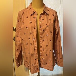 Lot of women’s button down flannels
All Sonoma 
Pink shirt is Croft and barrow